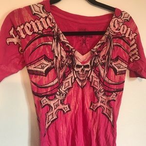 Xtreme Couture Pink Tee